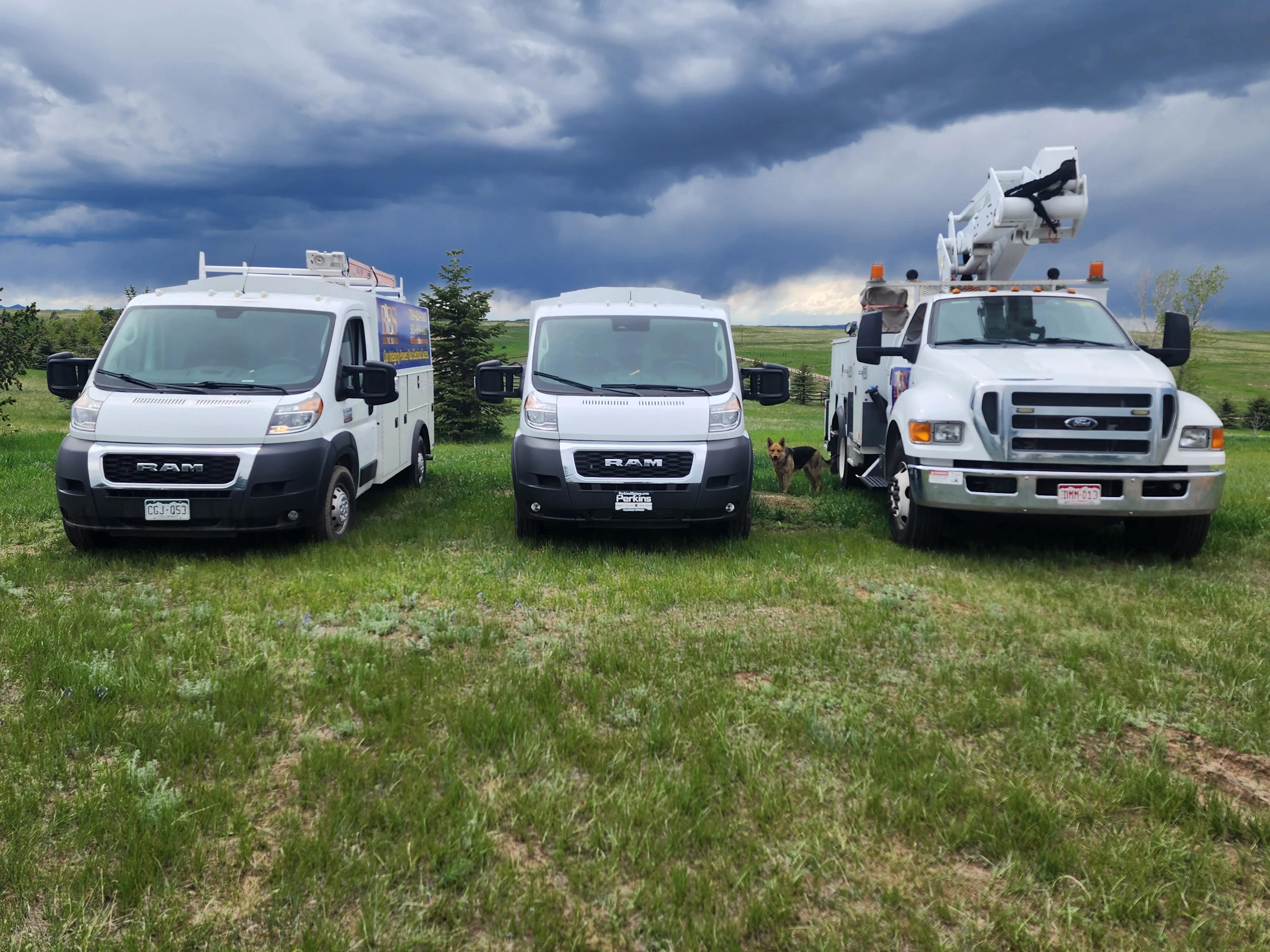 BES Electric Services three-vehicle fleet